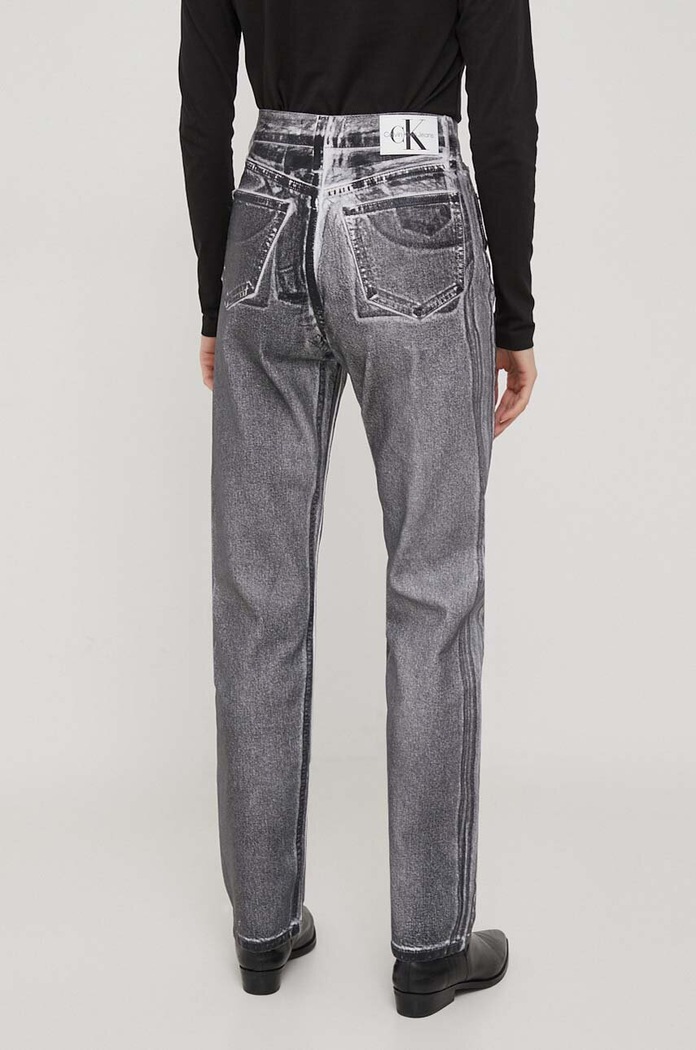Oblečení Džíny Calvin Klein Jeans J20J222453 šedá