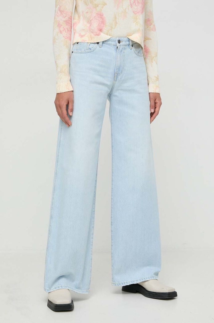 Twinset jeansy niebieski 241AP2460