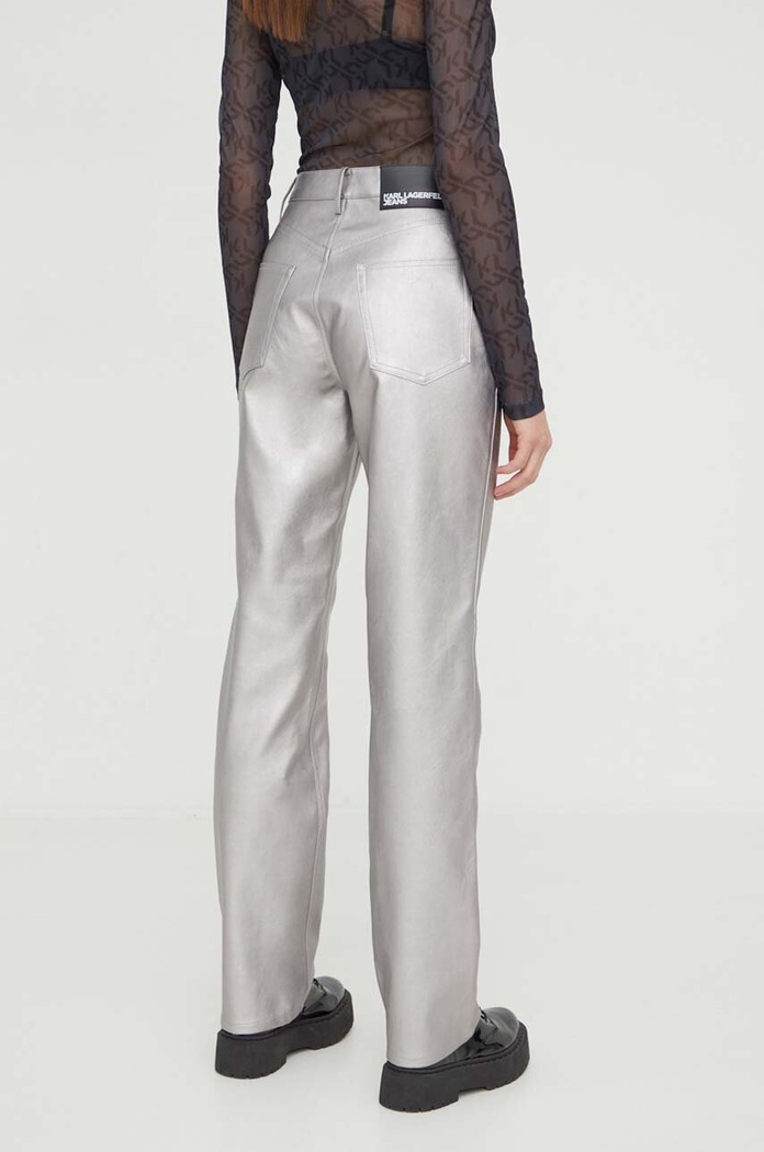 Ρούχα Παντελόνι Karl Lagerfeld Jeans 240J1004 ασημί