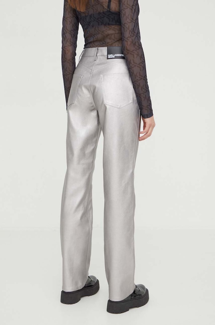 Ρούχα Παντελόνι Karl Lagerfeld Jeans 240J1004 ασημί