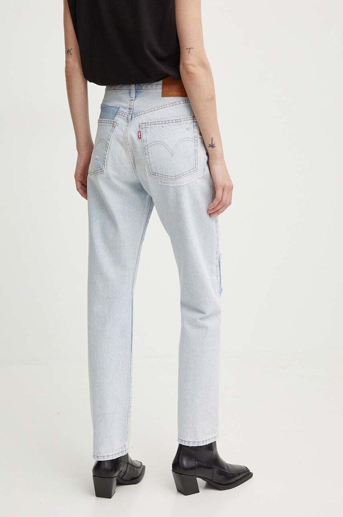 Oblečení Džíny Levi's 501® JEANS FOR WOMEN 12501 modrá