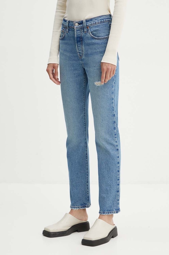 Rifle Levi's 501 501® JEANS FOR WOMEN Planet friendly modrá 12501