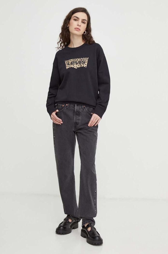 Levi's jeansy 501® JEANS FOR WOMEN 12501 czarny AA00