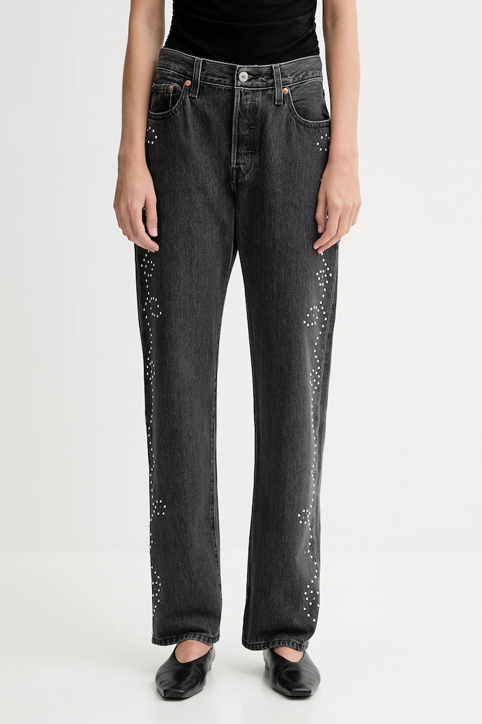 Levi's jeansy regularne damskie 501® 90S szary A1959