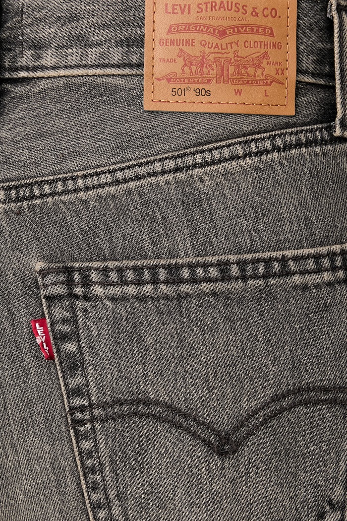Levi's blugi regular pentru femei 501® 90S gri A1959
