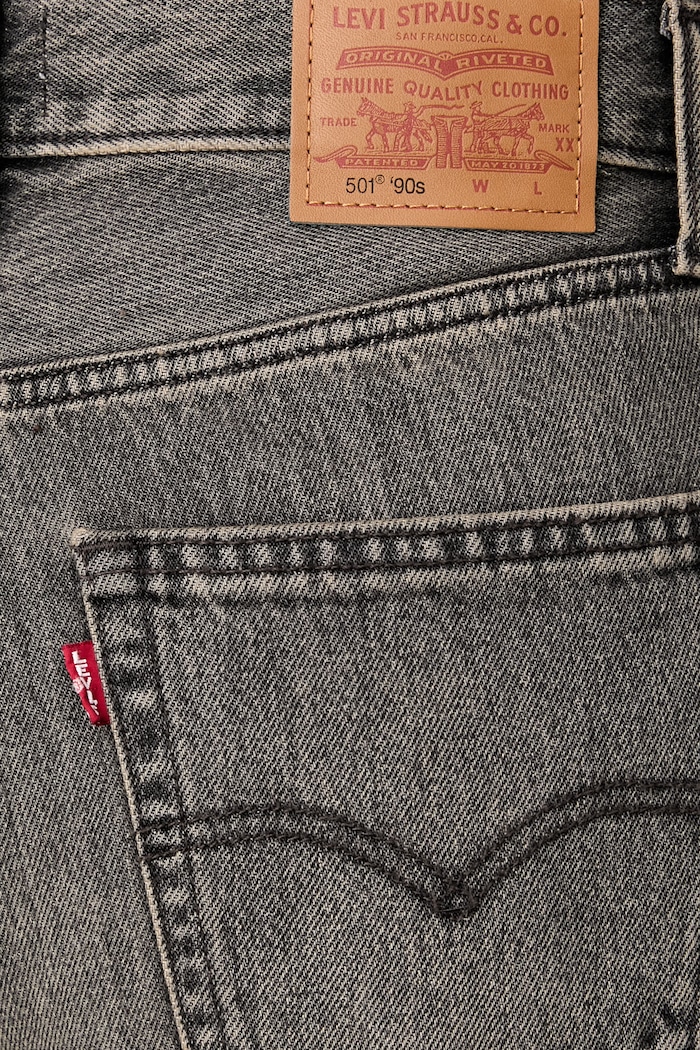 Levi's blugi regular pentru femei 501® 90S gri A1959