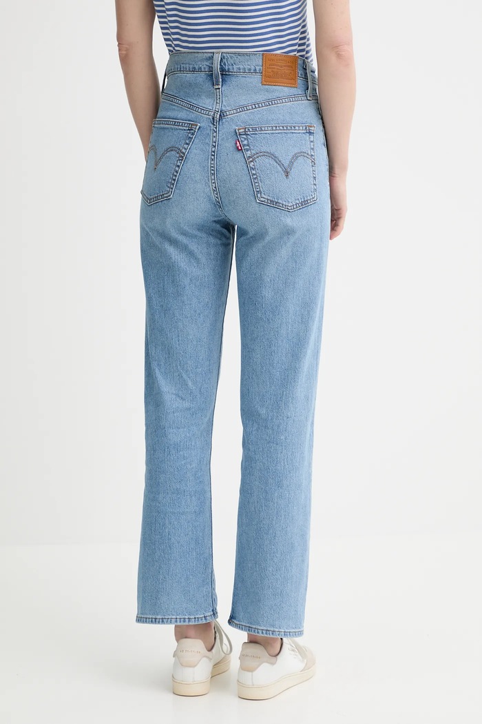 Îmbrăcăminte Levi's jeans RIBCAGE STRAIGHT 72693 albastru