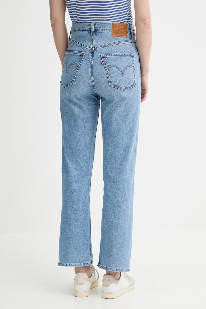 Îmbrăcăminte Levi's jeans RIBCAGE STRAIGHT 72693 albastru