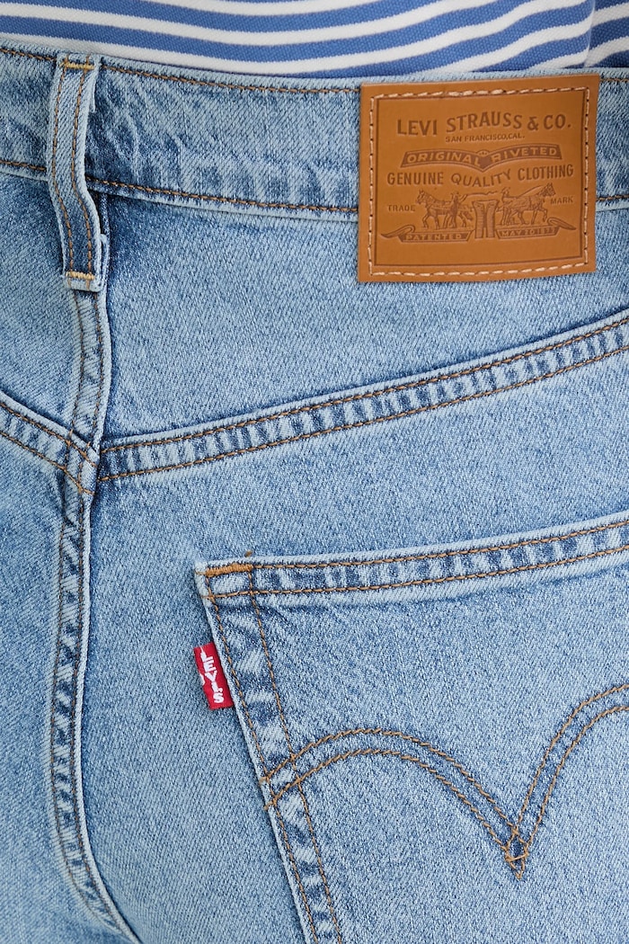 Levi's jeans RIBCAGE STRAIGHT albastru 72693