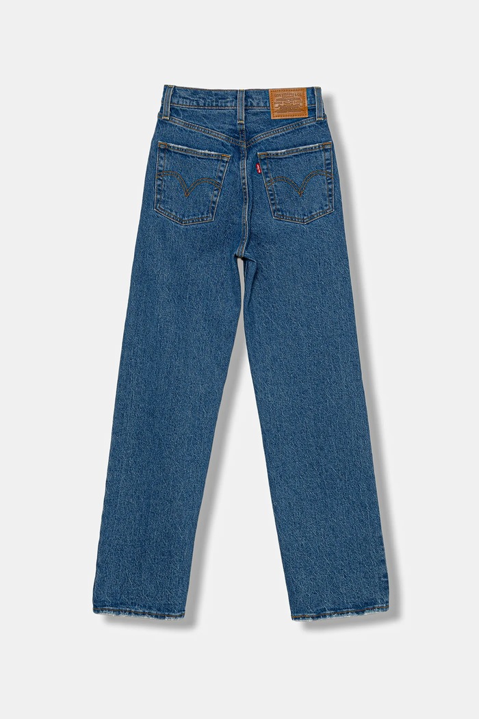 Rifle Levi's RIBCAGE STRAIGHT ANKLE RIBCAGE STRAIGHT ANKLE 72693 modrá AA00