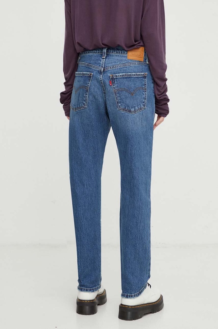 Odjeća Traperice Levi's MIDDY STRAIGHT A4690 plava