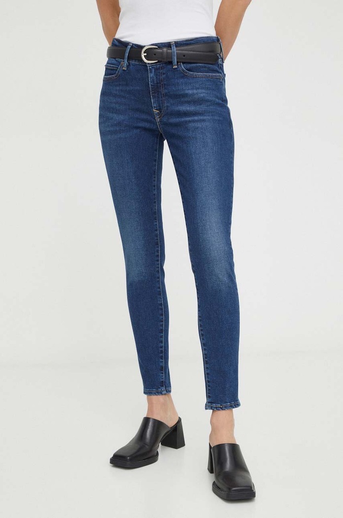 Rifle Levi's 711 DOUBLE BUTTON Planet friendly modrá A6215