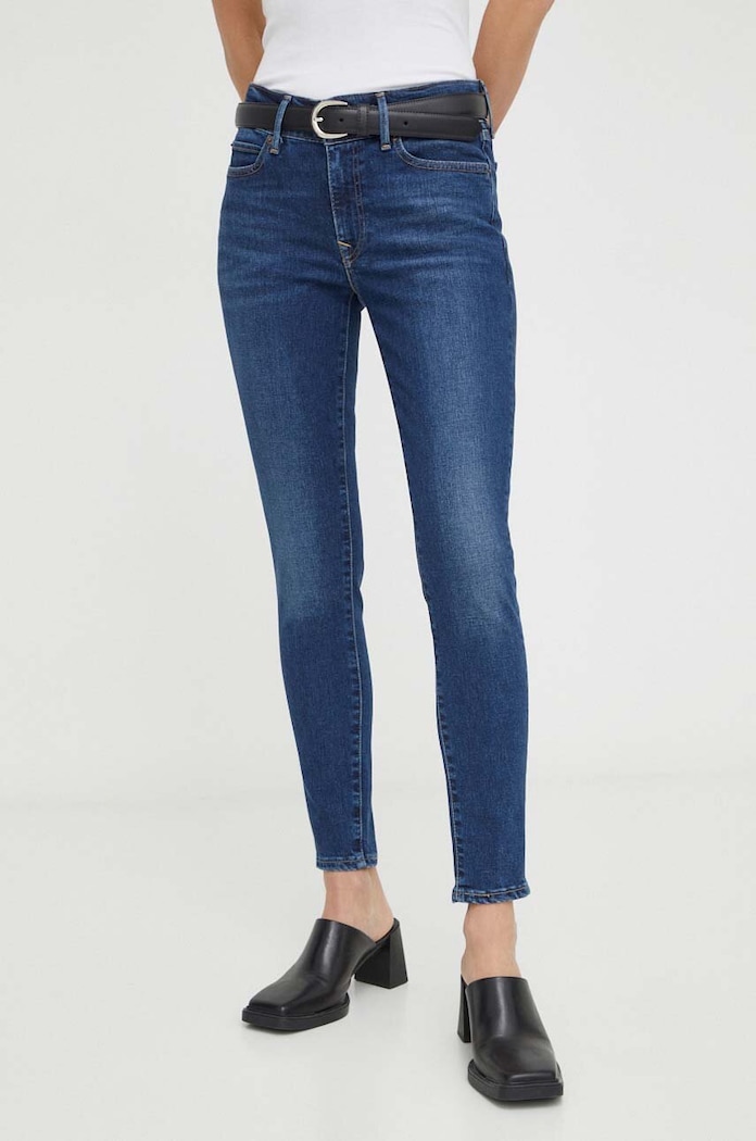 Rifle Levi's 711 DOUBLE BUTTON Planet friendly modrá A6215