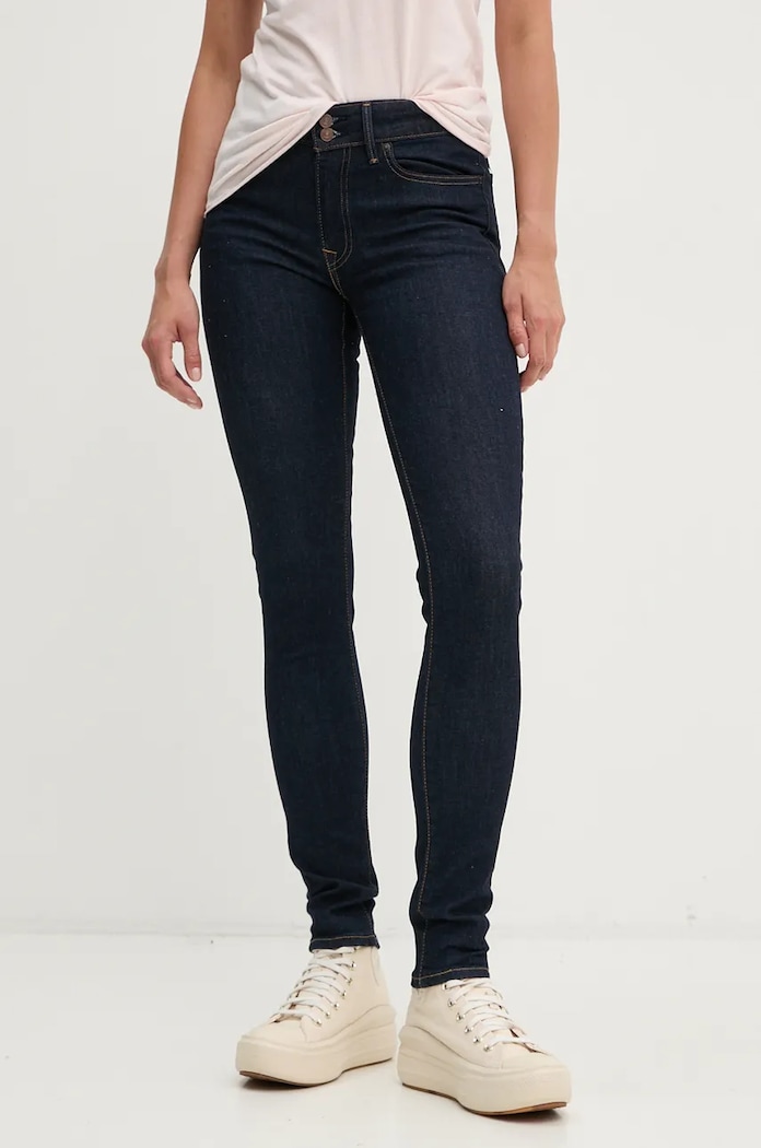 Džíny Levi's 711 DOUBLE BUTTON námořnická modř A6215