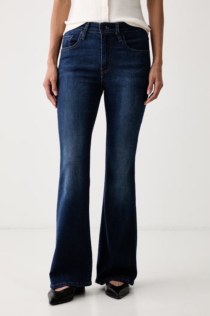 Levi's дънки flare дамски 726 HR FLARE син A3410