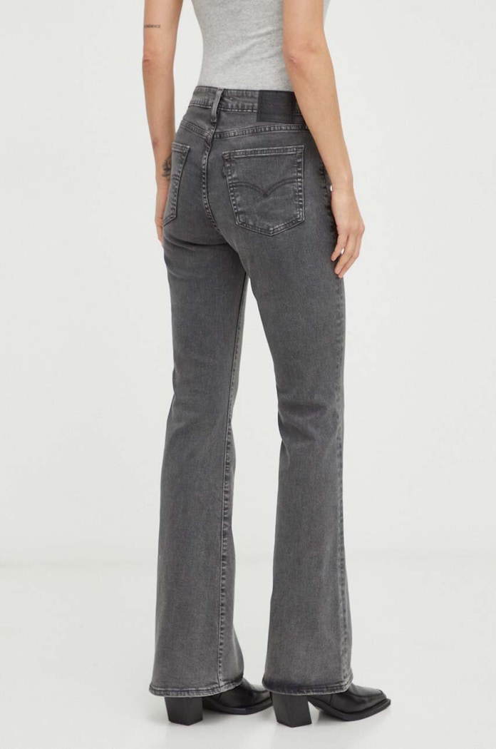 Oblečení Džíny Levi's 726 HR FLARE A3410 šedá
