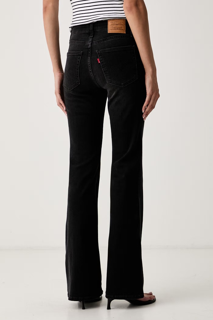 Ρούχα Levi's τζιν flare γυναικεία 726 HR FLARE A3410 μαύρο