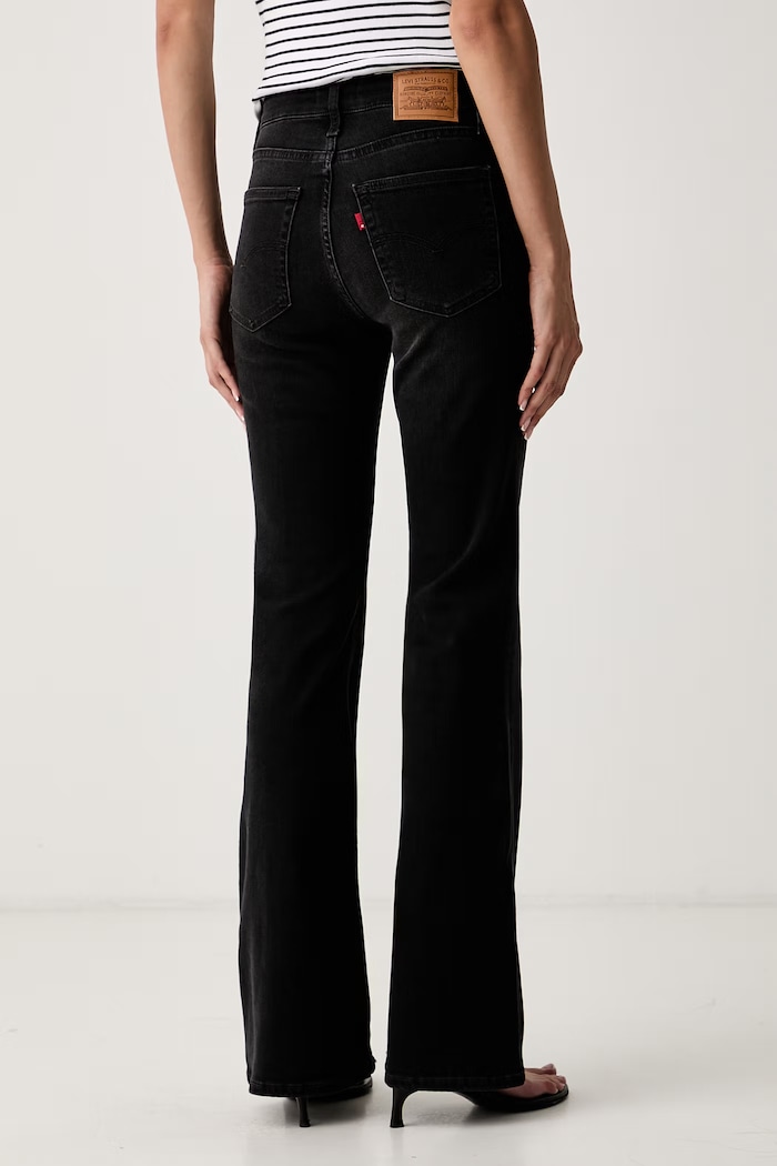 Ρούχα Levi's τζιν flare γυναικεία 726 HR FLARE A3410 μαύρο