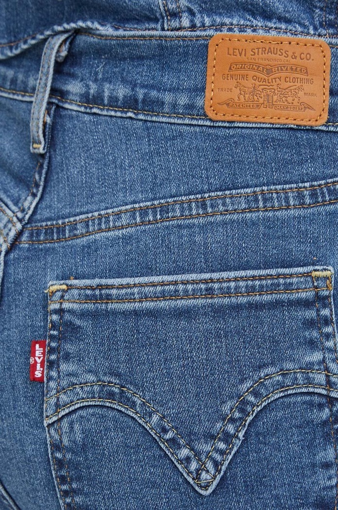 Kavbojke Levi's RETRO HIGH SKINNY modra A5758