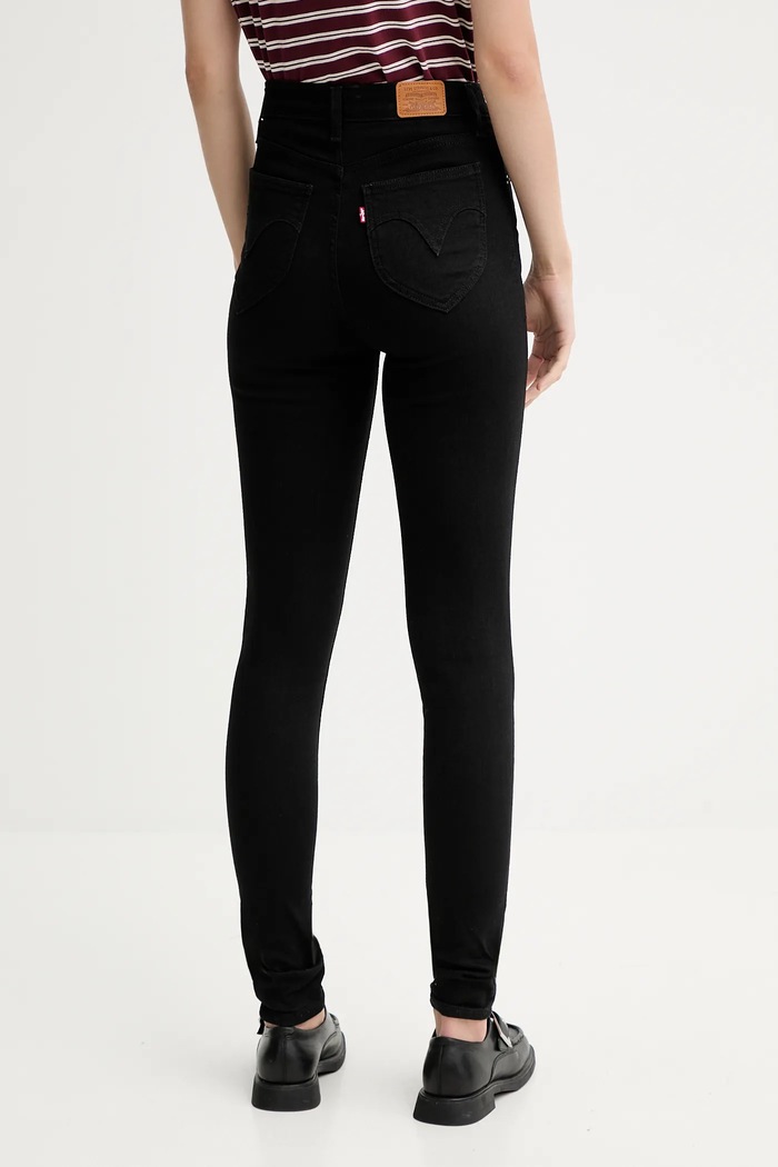 Îmbrăcăminte Levi's Jeans RETRO HIGH SKINNY A5758 negru