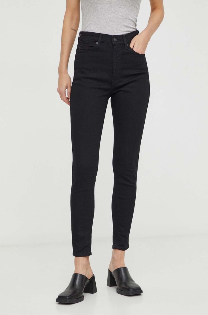 Levi's jeansy RETRO HIGH SKINNY czarny A5758