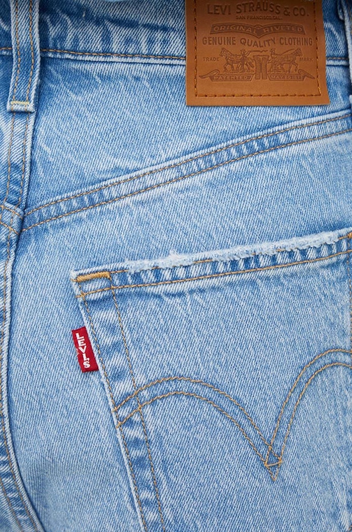 Rifle Levi's RIBCAGE BELLS RIBCAGE BELLS modrá A7503