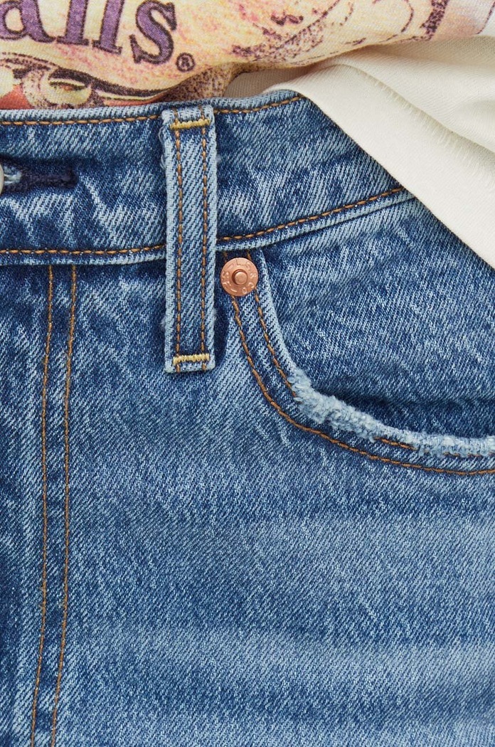 Levi's jeansy RIBCAGE BELLS niebieski A7503