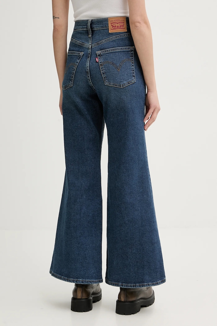 Ruházat Levi's farmer RIBCAGE BELLS A7503 kék