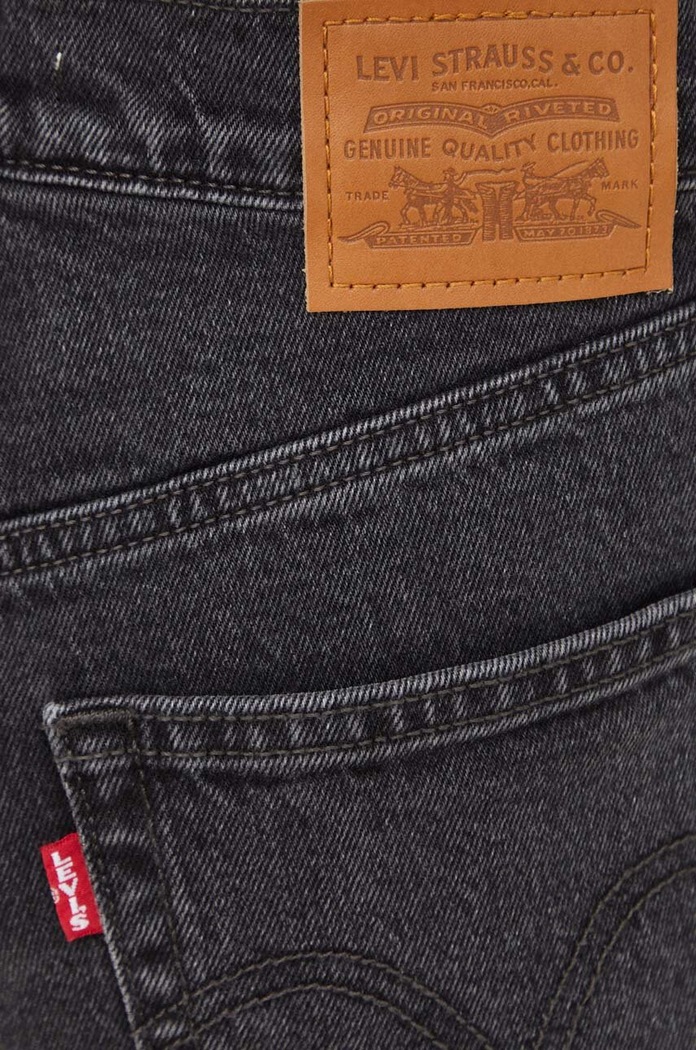 Τζιν παντελόνι Levi's RIBCAGE BELLS μαύρο A7503