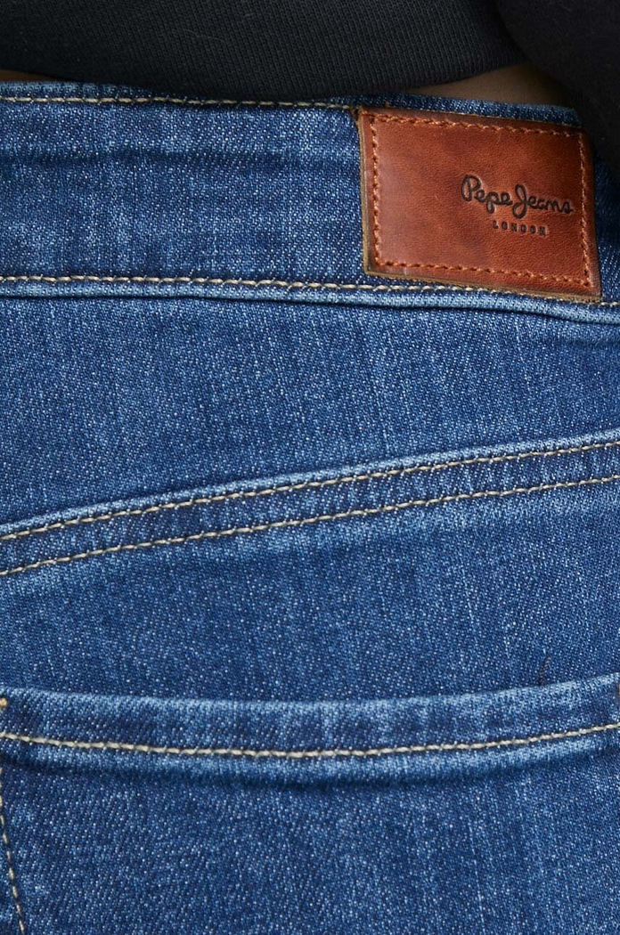 Džíny Pepe Jeans STRAIGHT JEANS HW námořnická modř PL204592GX7