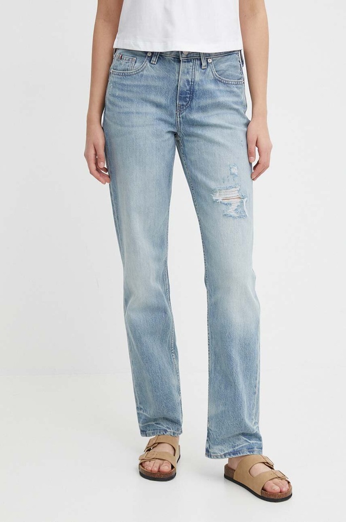 Tommy Hilfiger jeans Planet friendly albastru WW0WW41307