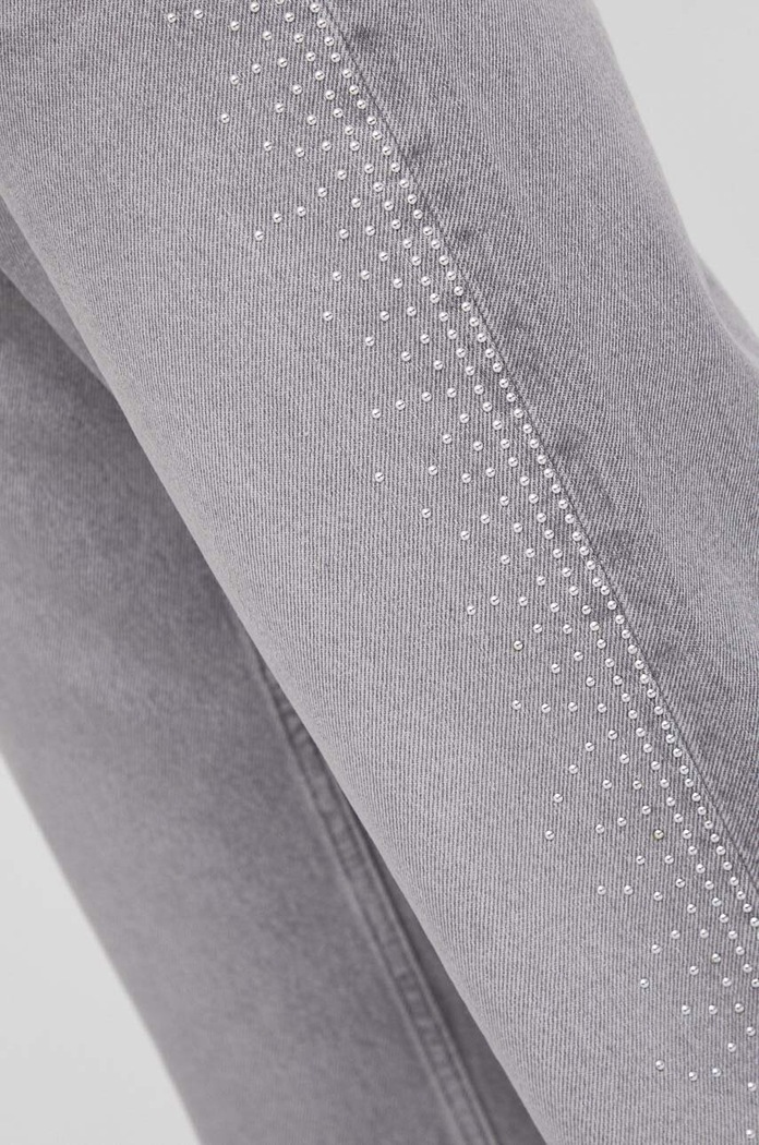 Traperice Pepe Jeans STRAIGHT UHW SPARKLE PL204605