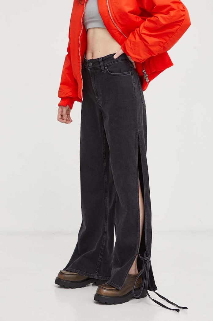 Won Hundred jeans Planet friendly negru 2876.15087
