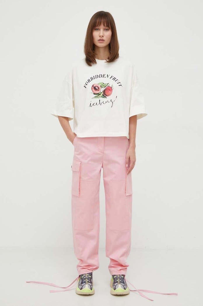 Παντελόνι Moschino Jeans 0333.3223 ροζ SS24