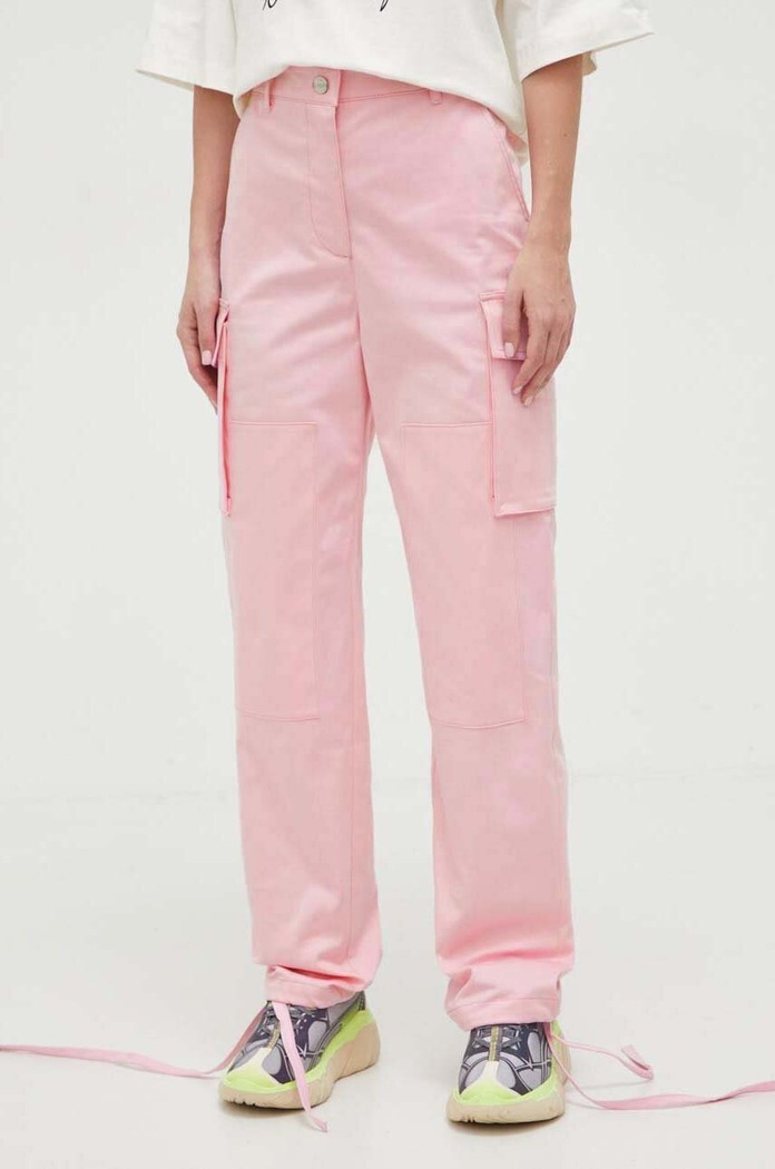 Παντελόνι Moschino Jeans ροζ 0333.3223