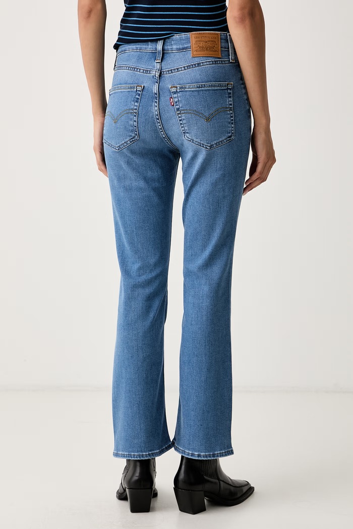 Ρούχα Levi's τζιν bootcut γυναικεία 725 HIGH RISE BOOTCUT 18759 μπλε