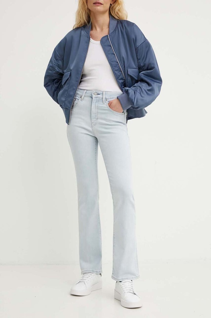 Džíny Levi's 725 HIGH RISE BOOTCUT Planet friendly modrá 18759