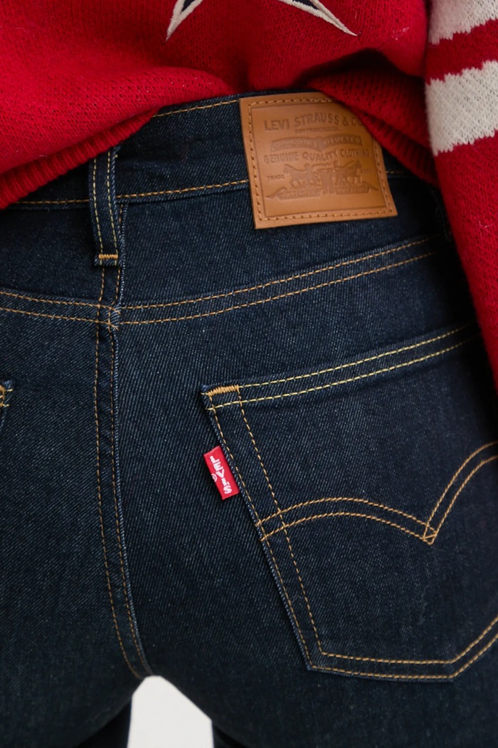 Džíny Levi's 725 HIGH RISE BOOTCUT námořnická modř 18759