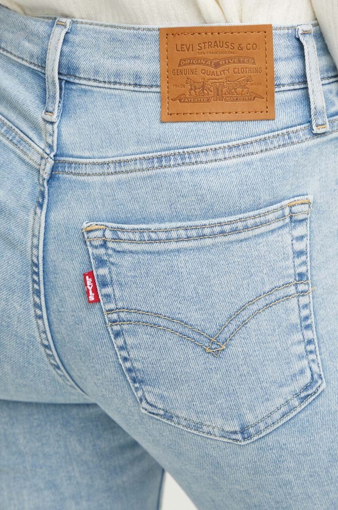 Τζιν παντελόνι Levi's 720 HIRISE SUPER SKINNY μπλε 52797