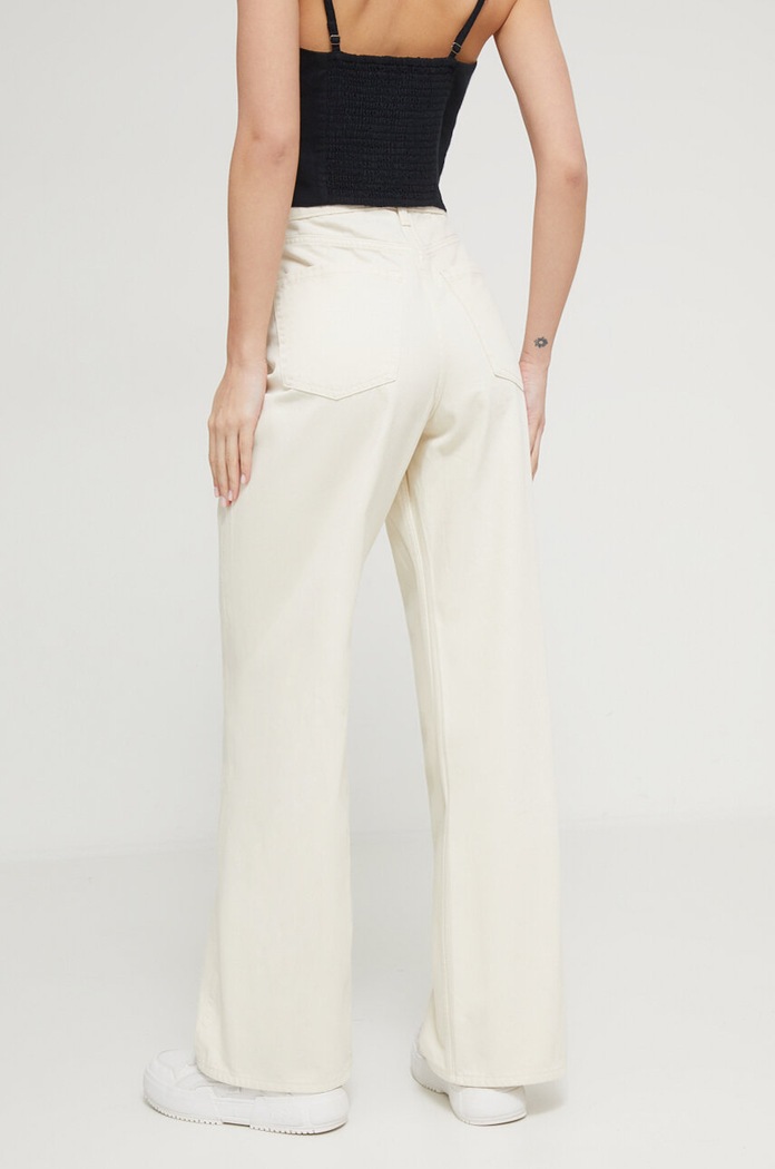 Džíny Hollister Co. KI355.4100.101 béžová SS24