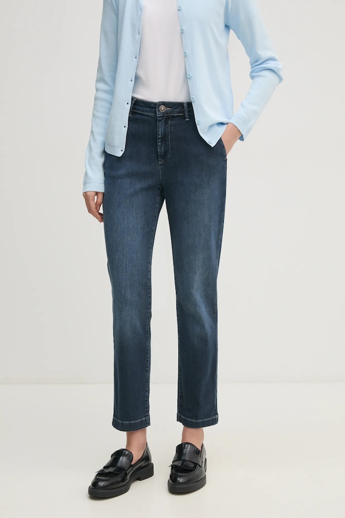 United Colors of Benetton jeansy Scarlett niebieski 4NF1DF02U