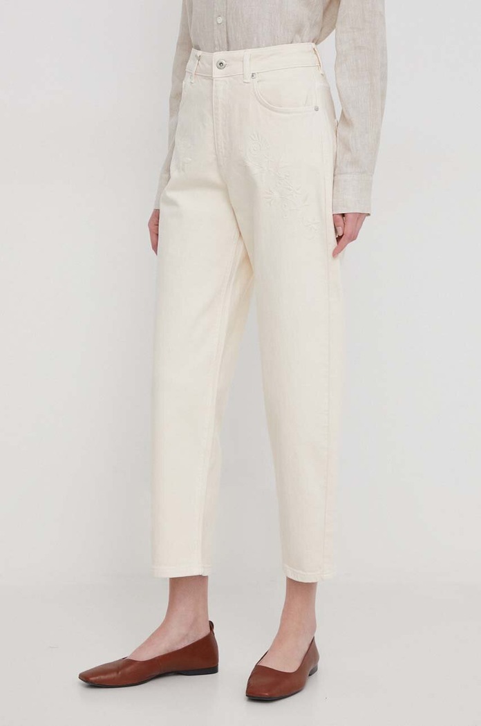 United Colors of Benetton jeansy beżowy 45Z2DE01R