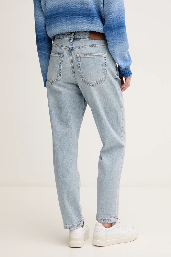 Odzież United Colors of Benetton jeansy 49BTDF02Z niebieski