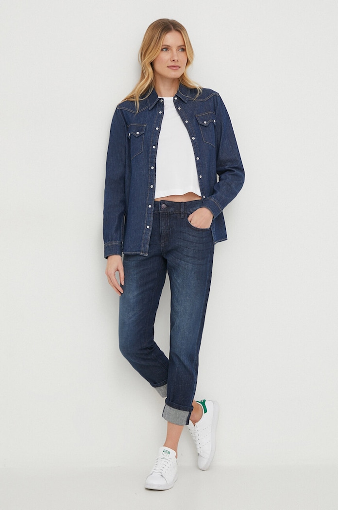 Sisley jeansy 44ZALE01J granatowy SS24