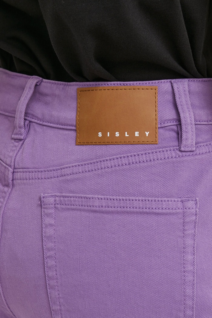 Джинсы Sisley фиолетовой 4UNGLE037