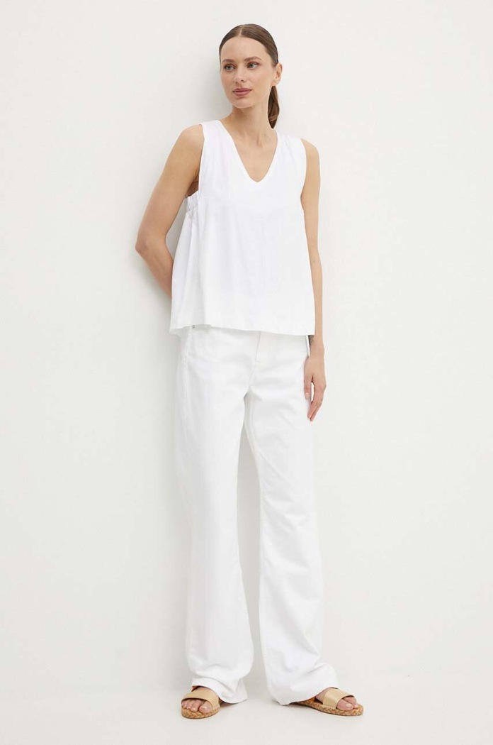 Calvin Klein jeansy K20K206957 biały SS24