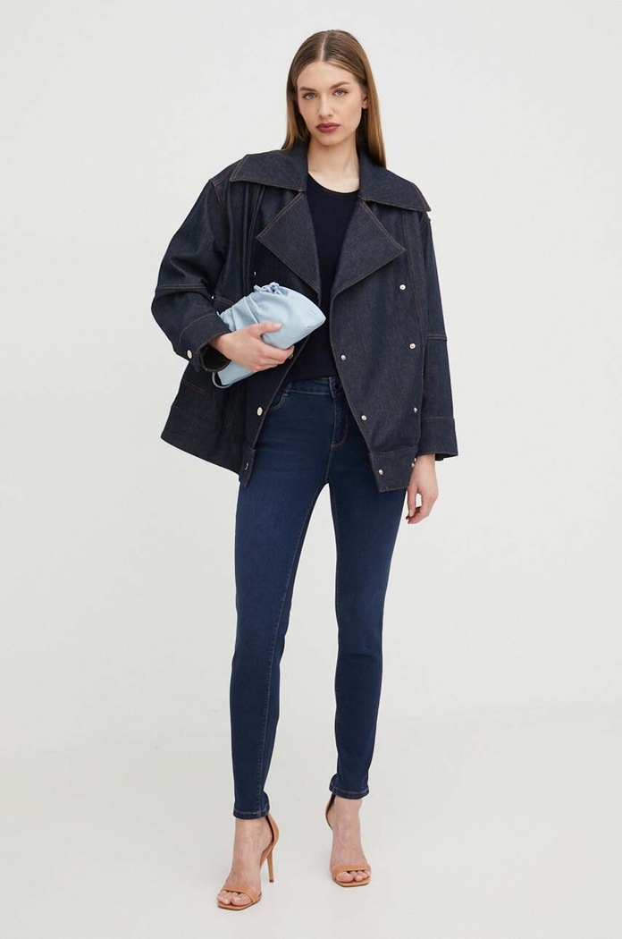 Morgan jeansi PARDA.JEAN.BRUT bleumarin AW24