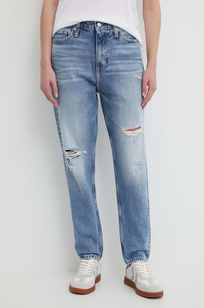 Calvin Klein Jeans jeansy Planet friendly niebieski J20J223310