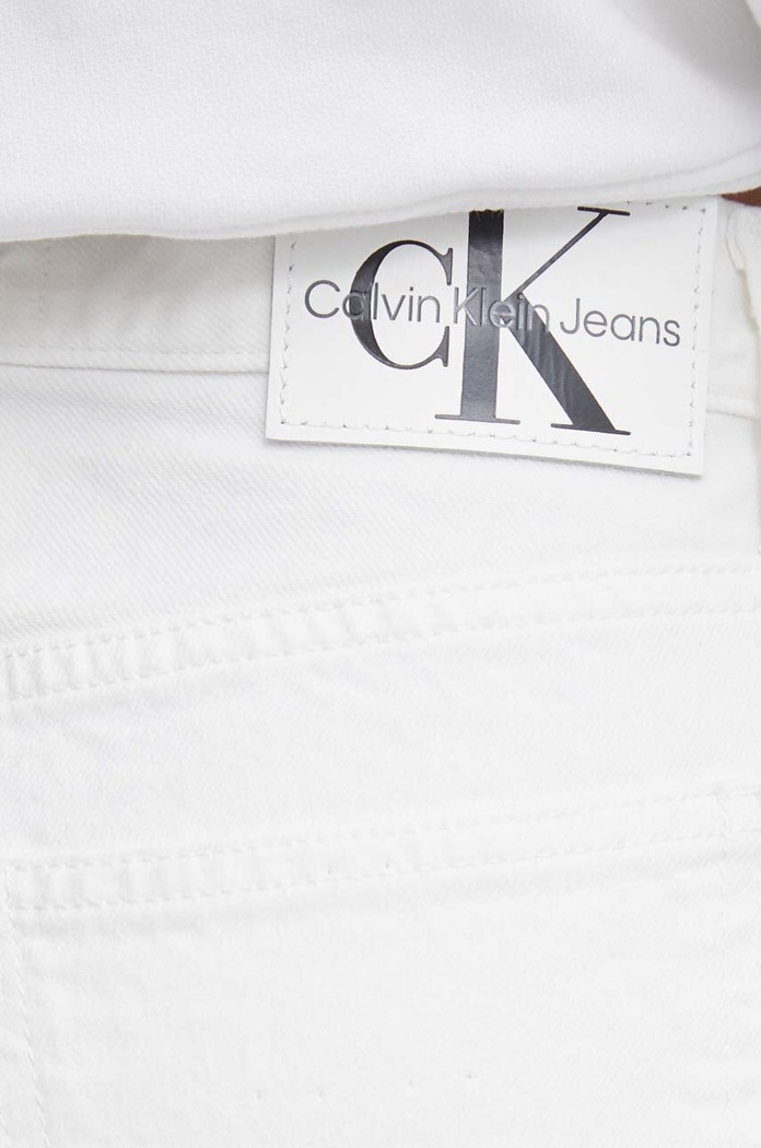 Džíny Calvin Klein Jeans bílá J20J222765