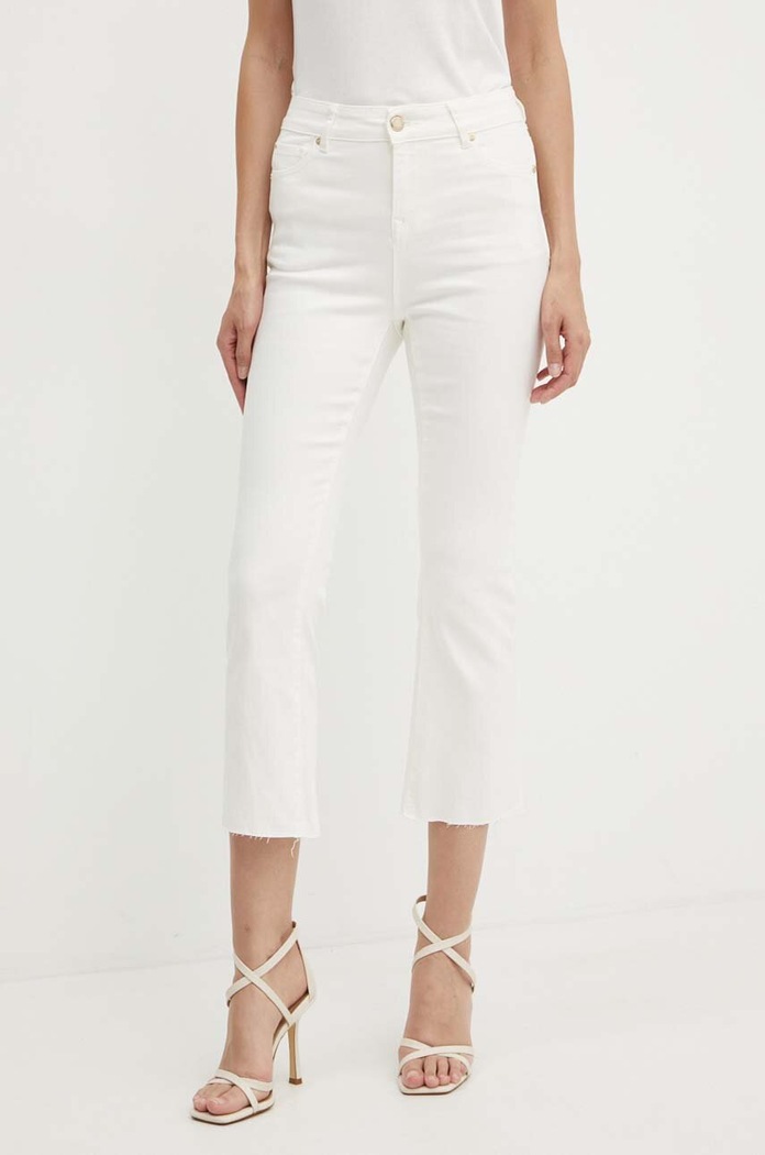 Morgan jeansy PAMEL Planet friendly biały PAMEL.OFF.WHITE